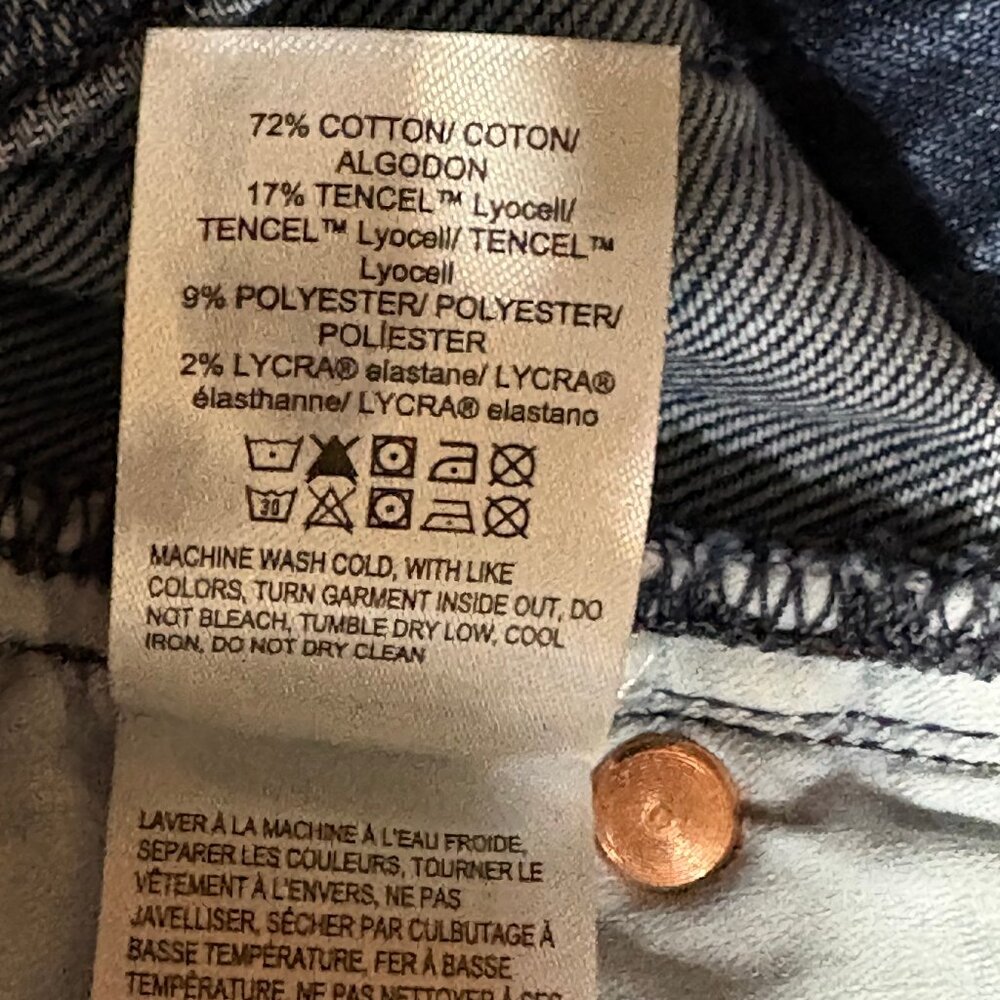 LUCKY Brand High Rise Wide Leg Jeans Size 2/26 - Picture 12 of 12